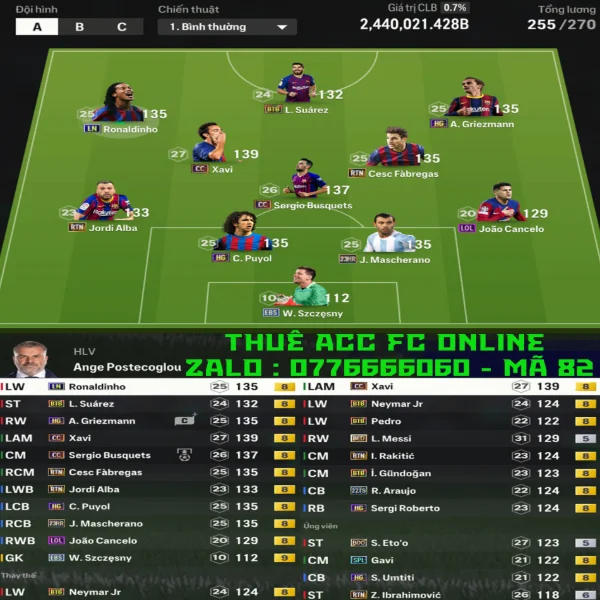 Thuê Acc FIFA #82 - VuaGame24h
