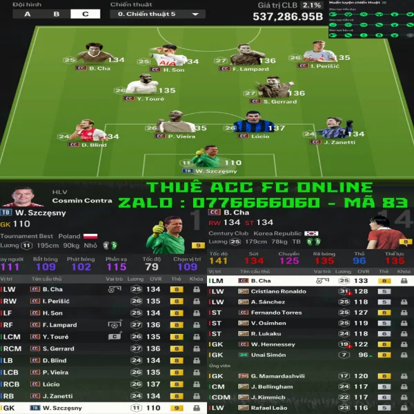 Thuê Acc FIFA #83 - VuaGame24h