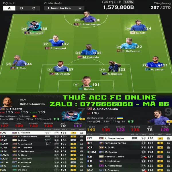 Ảnh chi tiết #1 của Acc FC Online - VuaGame24h