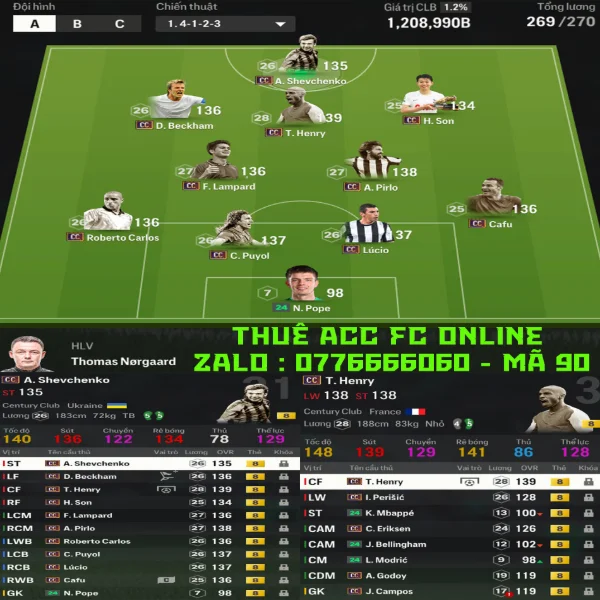 Thuê Acc FIFA #90 - VuaGame24h