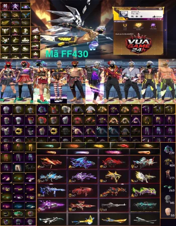Thuê Acc Free Fire #FF430 - VuaGame24h