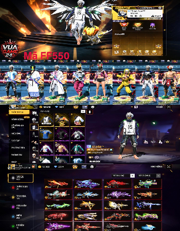 Thuê Acc Free Fire #FF550 - VuaGame24h