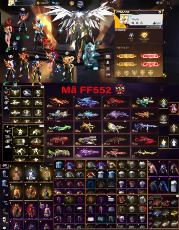 Thuê Acc Free Fire #FF552 - VuaGame24h