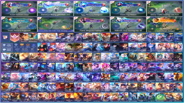 Thuê Acc LIEN QUAN #83 - VuaGame24h