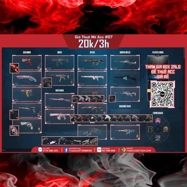 Thuê Acc VALORANT #07 - VuaGame24h