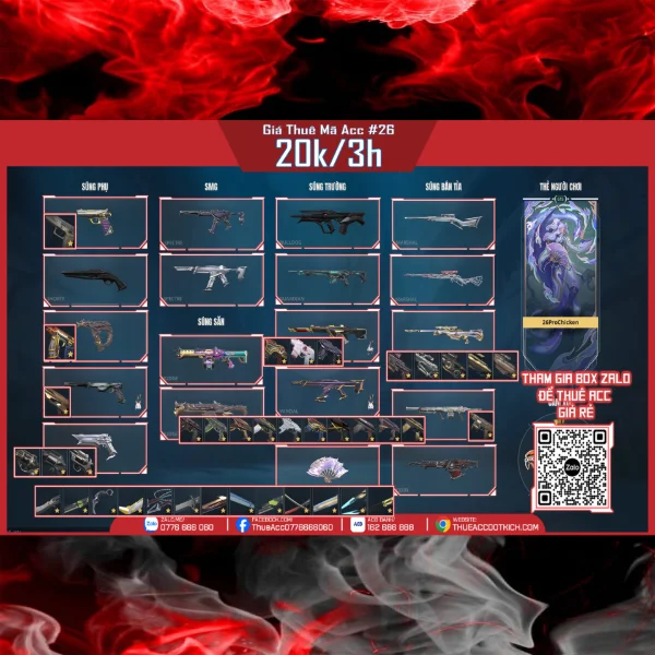 Thuê Acc VALORANT #26 - VuaGame24h