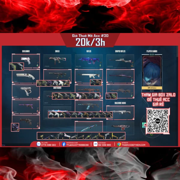 Thuê Acc VALORANT #30 - VuaGame24h