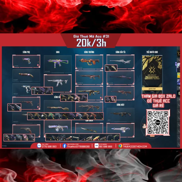 Ảnh chi tiết #1 của Acc Valorant - VuaGame24h