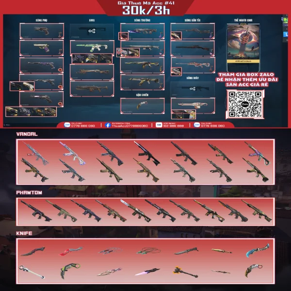 Thuê Acc VALORANT #41 - VuaGame24h