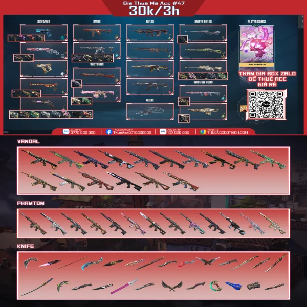 Thuê Acc VALORANT #47 - VuaGame24h
